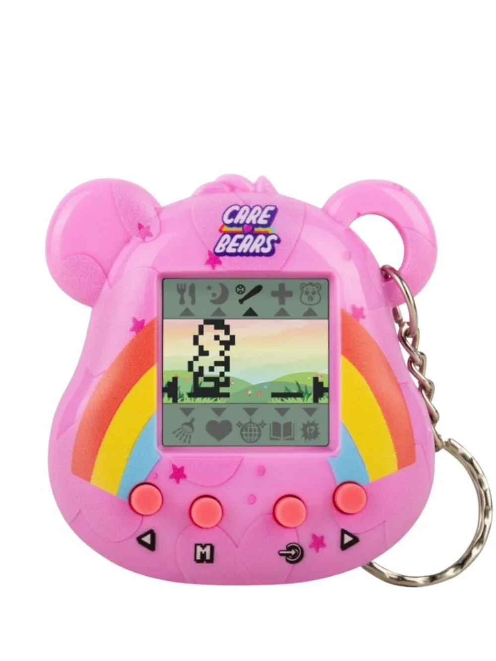 🧡 3/$30 Care Bears Cheer Bear Nano Pet Digital Virtual Pet Keychain NEW
